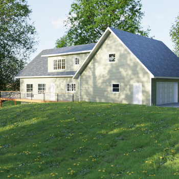 Black oak 3d model
