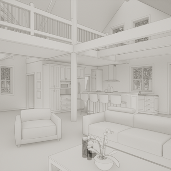 Hickory Lake 3d model